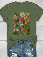 LUELLA | Retro Floral-Print T-Shirt