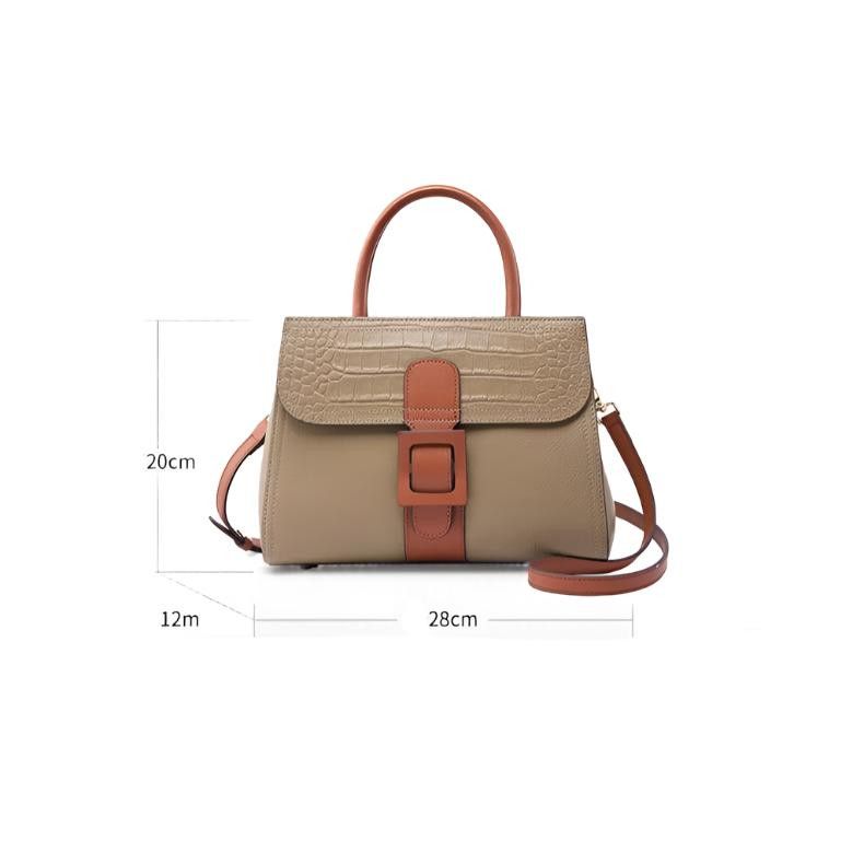 Sophia | Elegante Krokodilmuster Crossbody-Handtasche