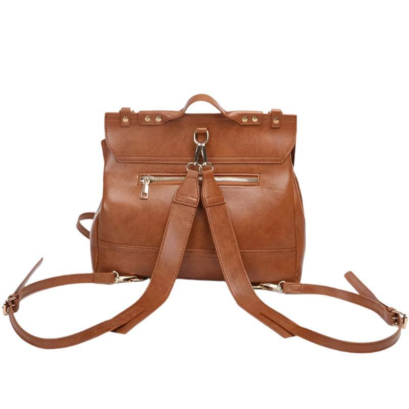 Sophie | Damen Vintage Leder Umwandelbare Crossbody-Handtasche