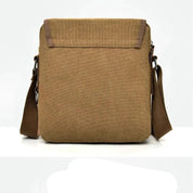 Luca | Kleine Canvas Crossbody Messenger Tasche mit mehreren Fächern