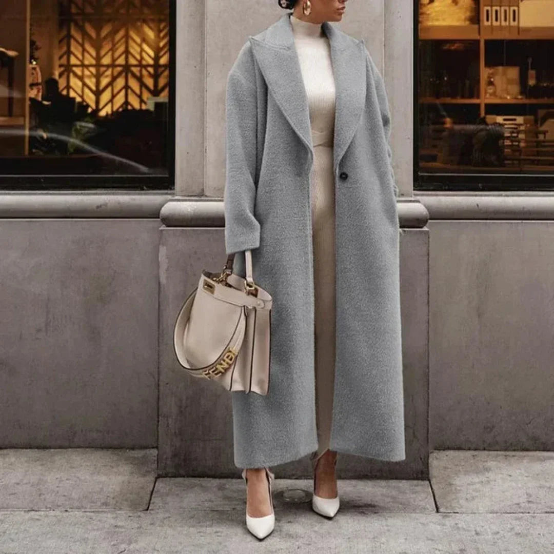 Theresa | Langer Damen Trenchcoat - Bequem und Elegant