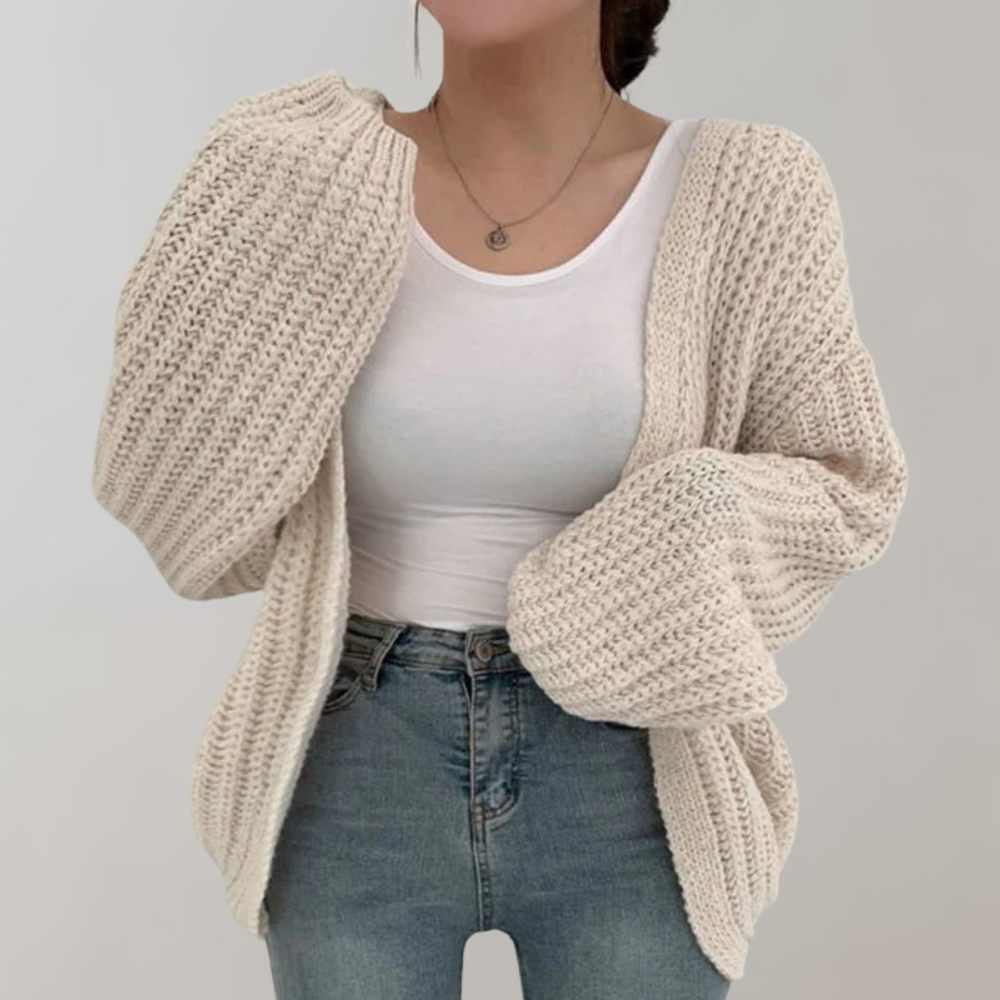 DONNA | Trendiger Strick-Wintercardigan für Damen