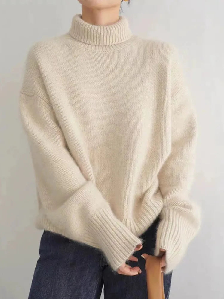 LEA | Wärme Rollkragen pullover