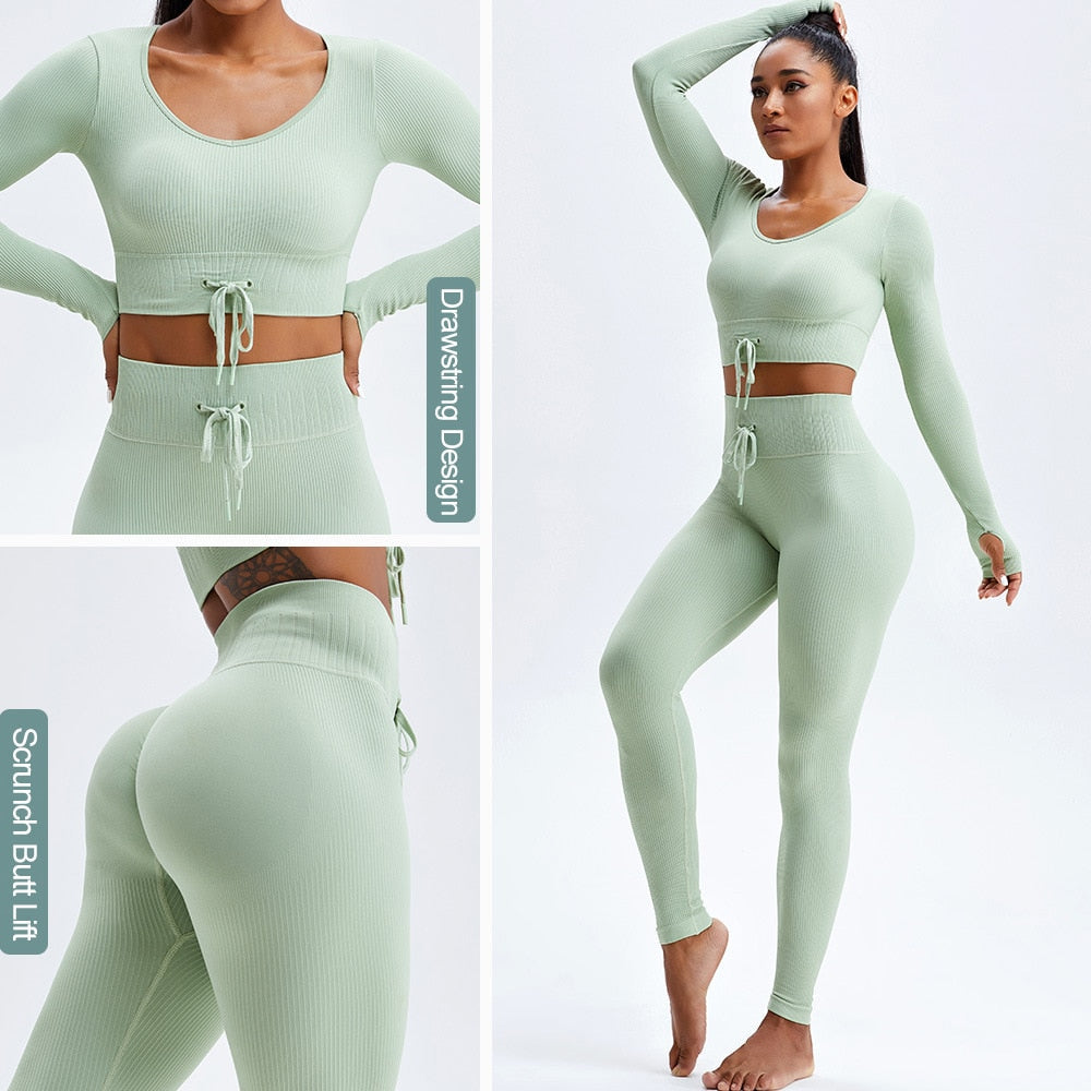 RIKKY | Ribbed Fitness Set