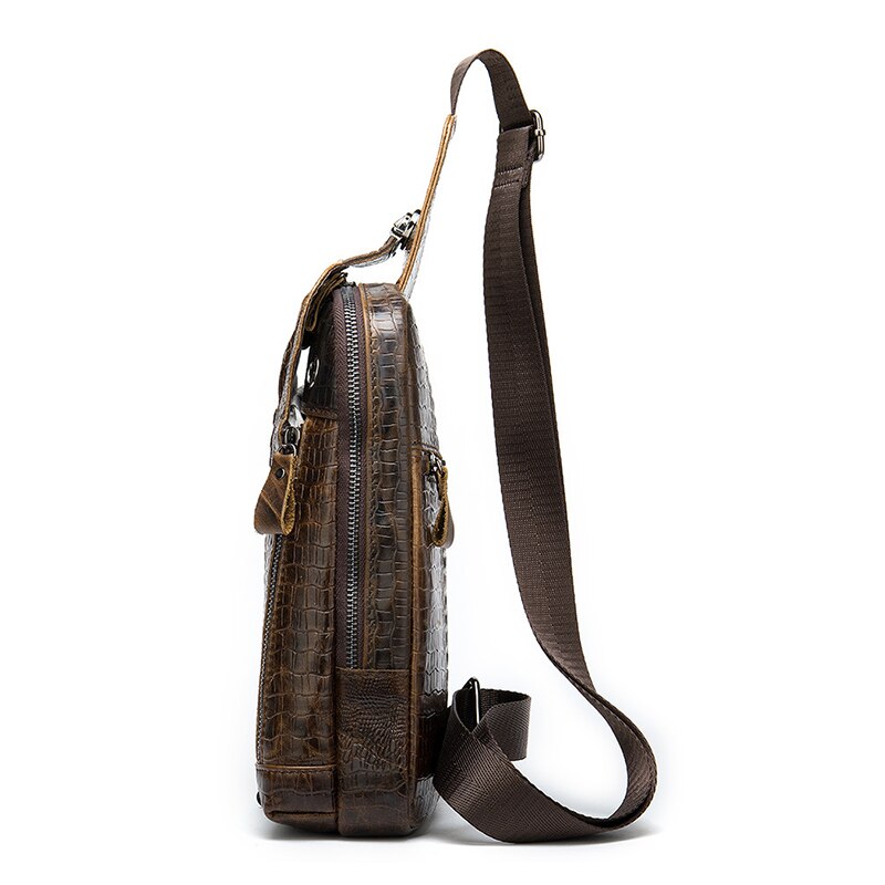 Joris | Alligator Leder Crossbody Reisetasche