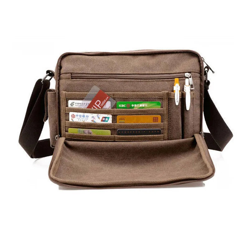 Joris | Herren Canvas Crossbody Reiseschultertasche