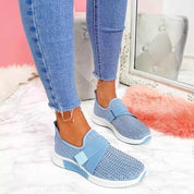 RINA | Slip-On Damensneaker mit Klettverschluss