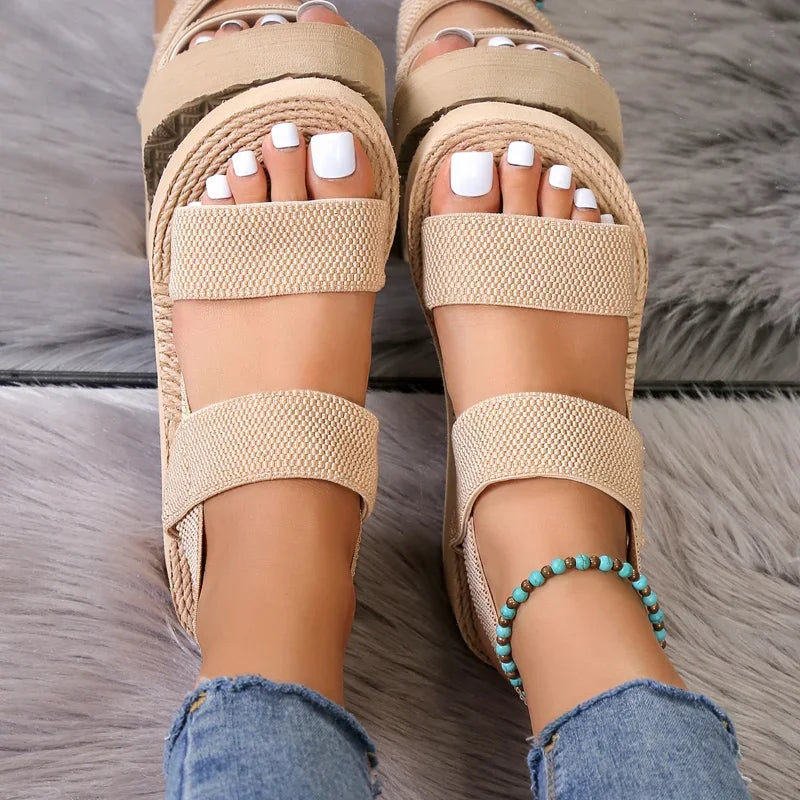 WILLA | Leichte Sommer Wedge Sandalen