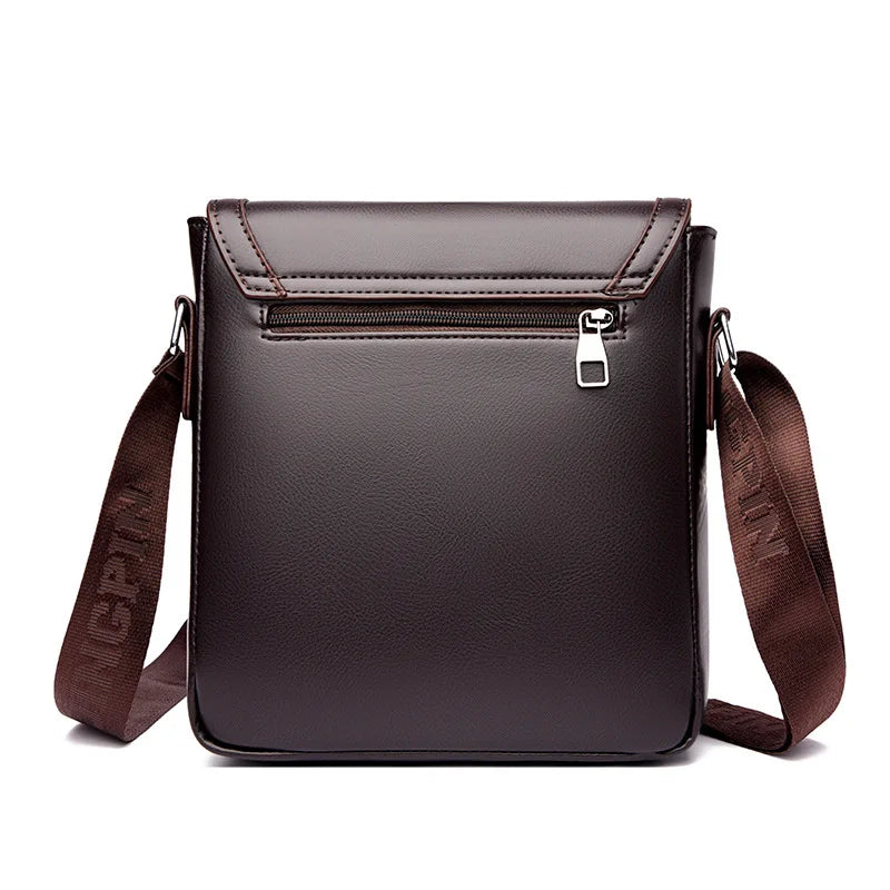 Ryan | Herrenmode PU Leder Crossbody Messenger Tasche