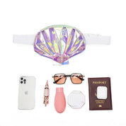 Piper | Holographische Muschelformige Crossbody Bauchtasche