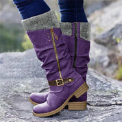 HEIDE | Damen Stiefel mit flachem Absatz