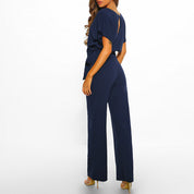 SASCHA | Eleganter Jumpsuit mit Gürtel für Damen