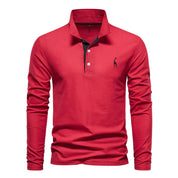 JARREN | Langärmliges Polo-Shirt für Herren