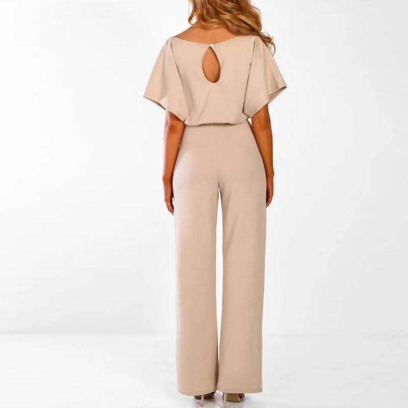 SASCHA | Eleganter Jumpsuit mit Gürtel für Damen