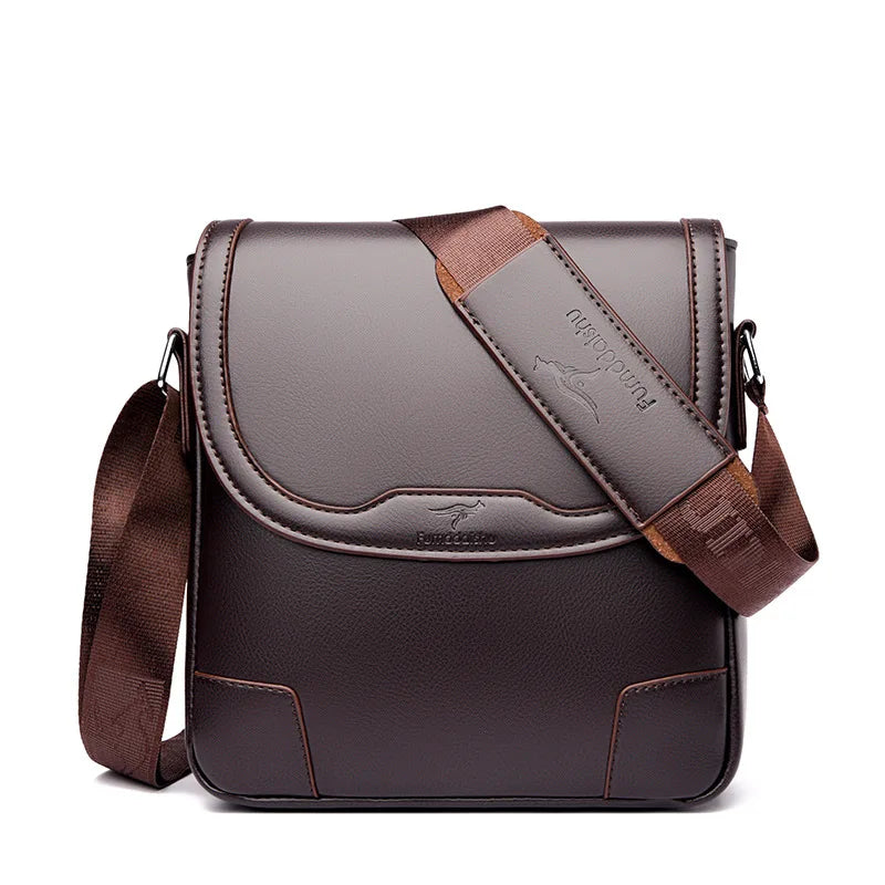 Ryan | Herrenmode PU Leder Crossbody Messenger Tasche