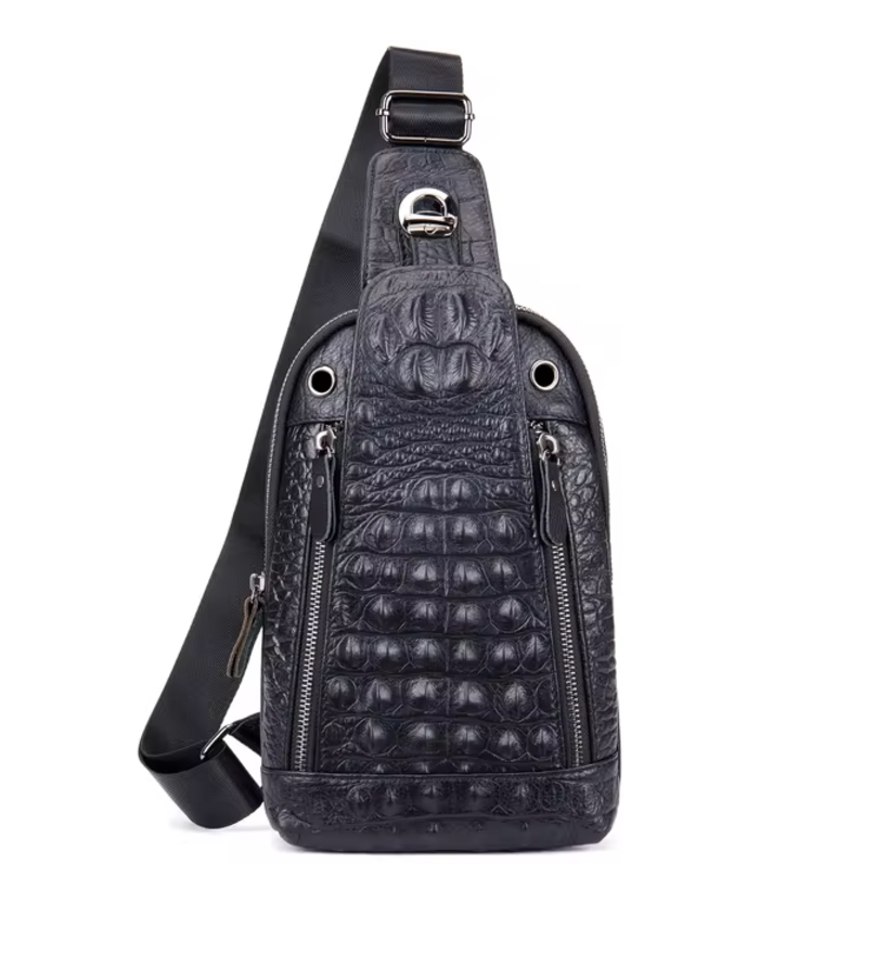 Joris | Alligator Leder Crossbody Reisetasche