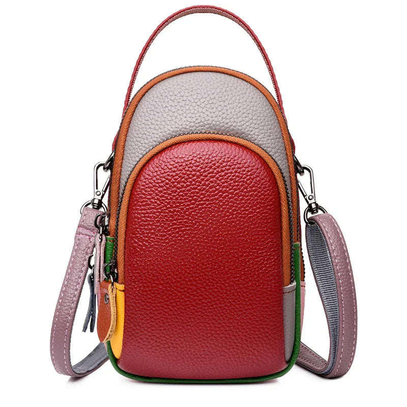 Lea | Echtleder Mini-Crossbody-Schultertasche