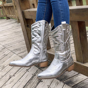 EVELYN | Retro Western Cowboy-Stiefel