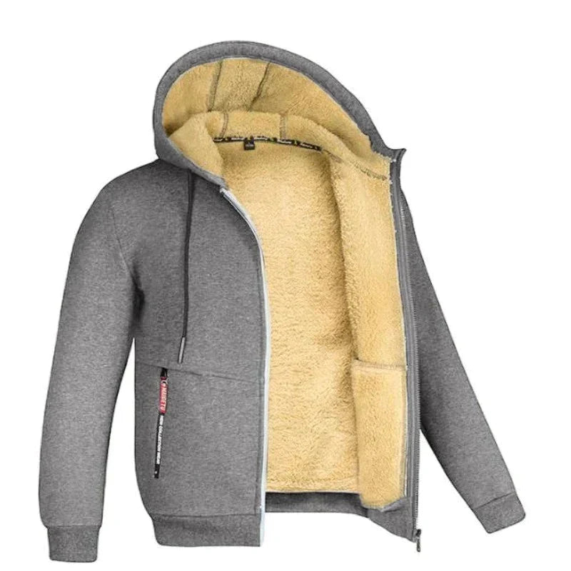 Damien | Cozy Herren Winter Outdoor Jacke mit Kapuze