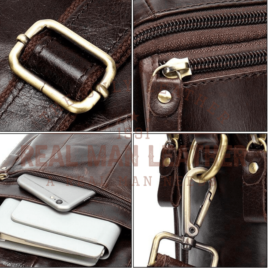 Victor | Kleine Leder Crossbody-Handtasche