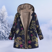 Gabrielle | Elegante Damenjacke mit Blumenmuster für den Winter