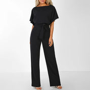 SASCHA | Eleganter Jumpsuit mit Gürtel für Damen