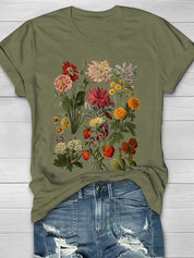 LUELLA | Retro Floral-Print T-Shirt