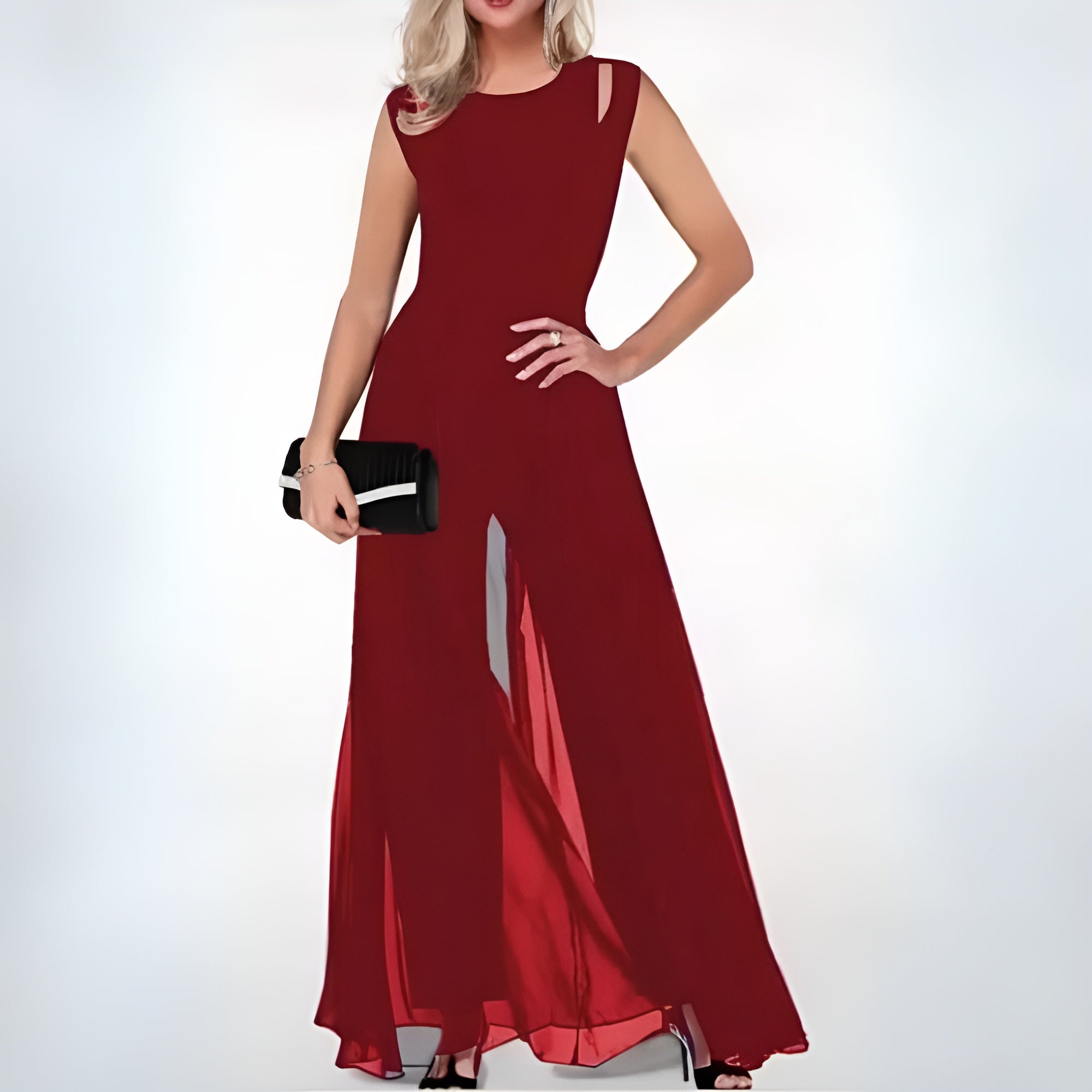 CHRISSIE | Eleganter ärmelloser Jumpsuit