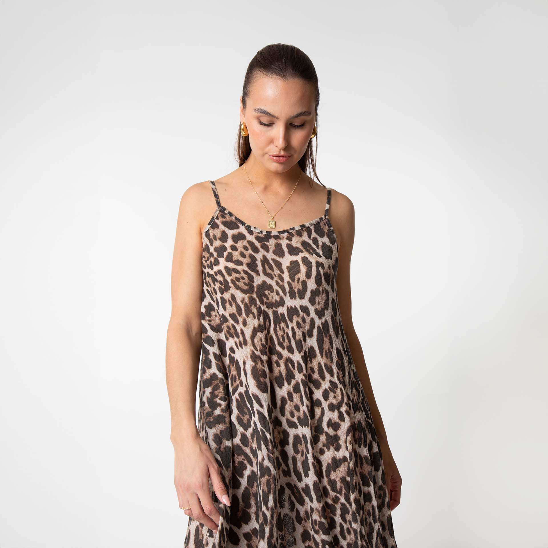 MEVA |  Leopardenmuster Kleid